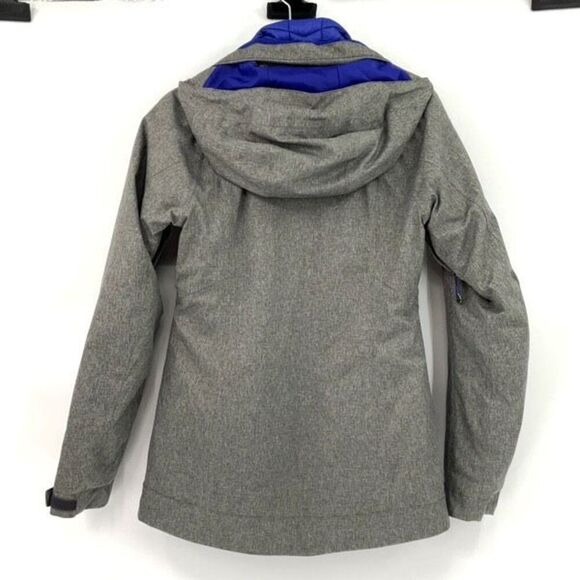 The North Face Gray Long Sleeve Full Zip Insulated Ski Jacket Size Small - Picture 3 of 12